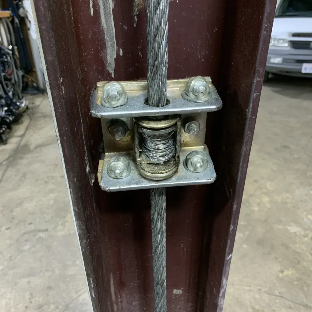 Extension Springs on a garage door in Franklin, TN